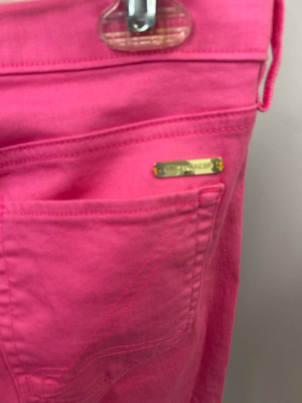 NWT LILLY PULITZER hot pink denim jeans. - Picture 16 of 16